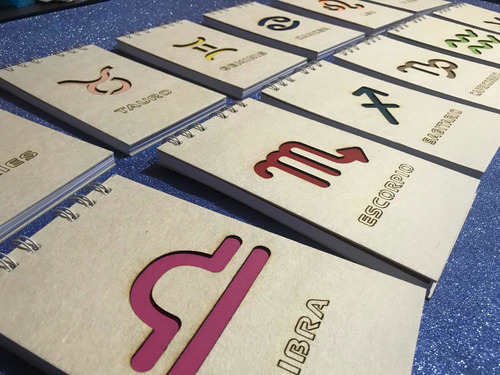 Imagen 1 de 10 de Libretas Personalizadas Signos Zodiacales