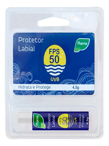 Imagem 3 de 3 de Protetor Labial Fps 50 Pharmatura Hidrata E Protege