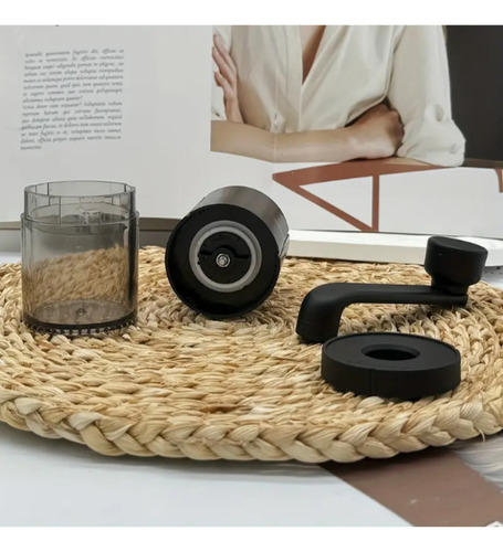 Moedor De Cafe Manual Graos Manivela Portatil Ajuste Moagem