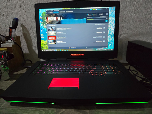 Alienware 18 I7 4930mx 32gb Ram Rtx 3000 De Colección Única Gris (Usado)
