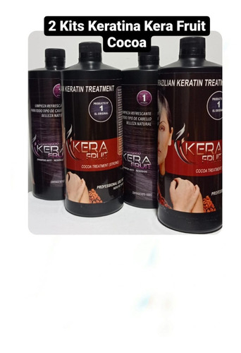 2 Kit Keratina Kera Fruit Cocoa - g a $27