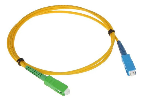 Patch Cord De Fibra Optica Monomodo Sc-apc/sc-upc 3.0m Lszh