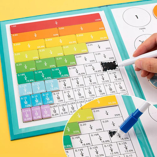 B Brinquedos De Fração Montessori Reutilize Imagens De