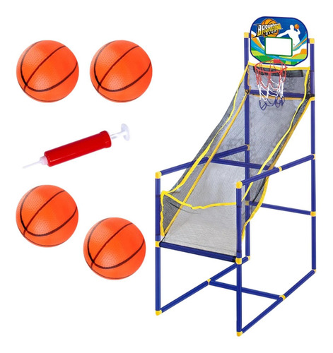 Arcade Basketball Game Game Hoop Y Balls Altura Con 4 Bolas