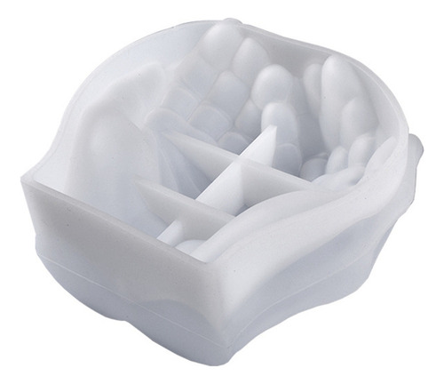 W Molde Para Macetas De Cemento Con Forma De Mano, Cenicero