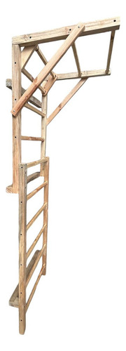 Torre Muro Escalar Montessori Para Niños Centro De Juegos Color Marrón Claro