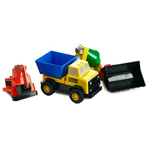 Magnetic Build-a-truck Construction Magnetic Toy Play Set, 5