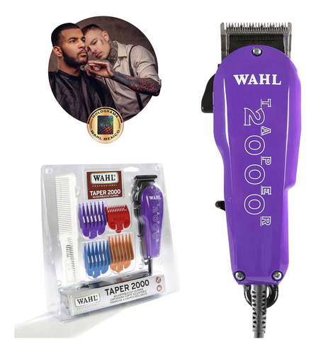 Cortadora De Pelo Wahl Profesional Taper 2000 Color Morado