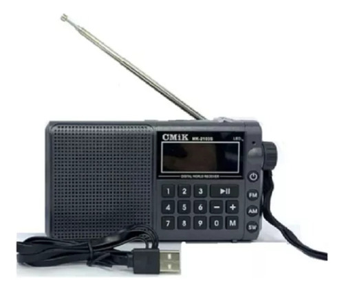 Radio Reproductor Mp3 Parlante Am Fm Sw Portatil Recargable 