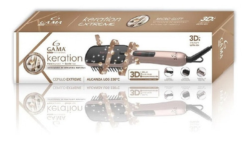Cepillo Alisador Gama Extreme Keration Regulador Digital