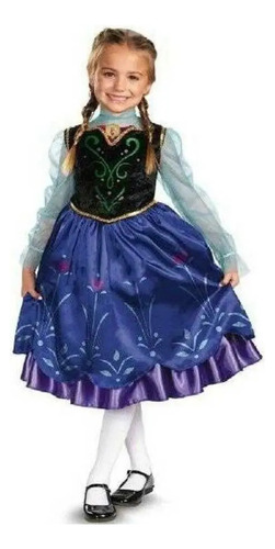 Disfraz De Princesa  Ana Disney Talla L, Xl Para Niñas 