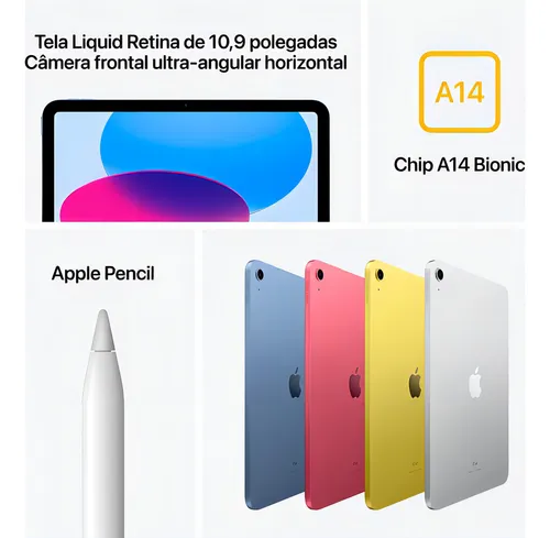 Apple iPad 10.9 (décima generación, Wi-Fi, 64 GB) - Amarillo