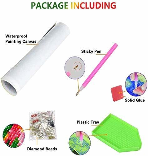 Pintura 5d Numero Para Hacer Idad Cristal Decoracion Pared N