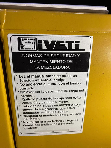 Trompo-mezclador Concreto Domosa 1saco 360l Motor 7hp Gasoil