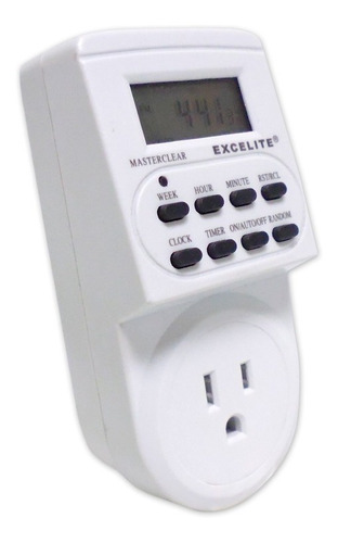 Temporizador Timer Programable Digital, 10 Configuraciones