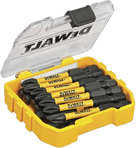 Punta De Taladro Dewalt Impacto Estria #2 X 2 Pulgadas 4 Pza