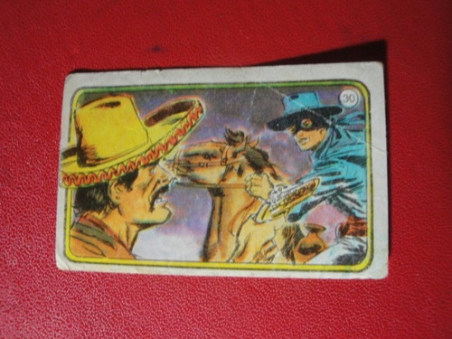 Figuritas El Zorro Año 1977 Nº30 Titanes En El Ring