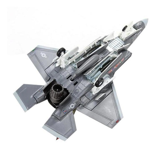 Avión En Miniatura De Combate, Mxpry-001, 215x155x150mm, Ma Color Gris