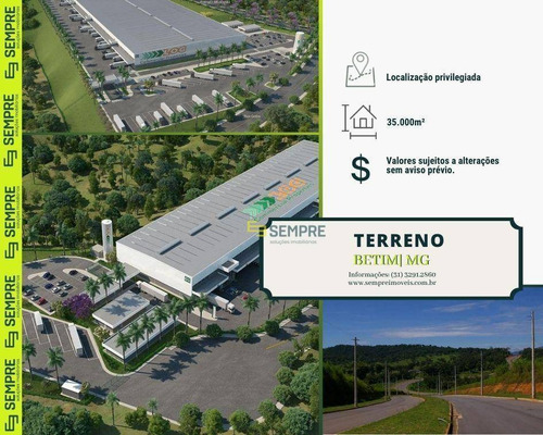 Imagem 1 de 23 de Terreno Industrial À Venda - Betim/mg - Te0010