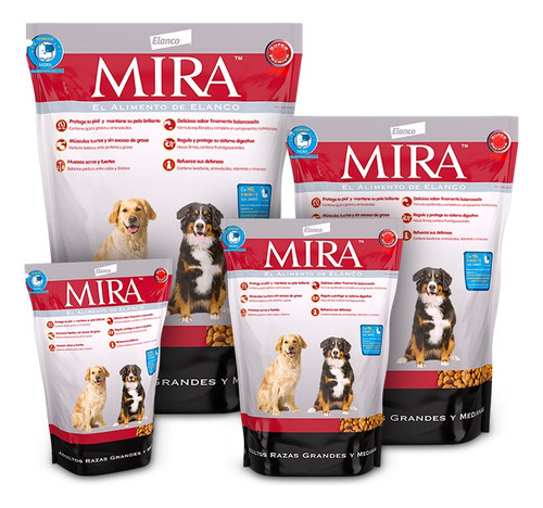 Mira® Adultos Raza Grande 3 Kg. Alimento Super Premium.