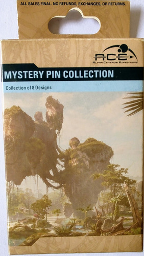Pins Metal Avatar 2 Escudos Caja Sorpresa Y Mapa Disney Park
