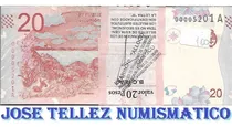 Comprar Fajo 100 Billetes $ 20 Guanaco Numero Bajo Unc Palermo