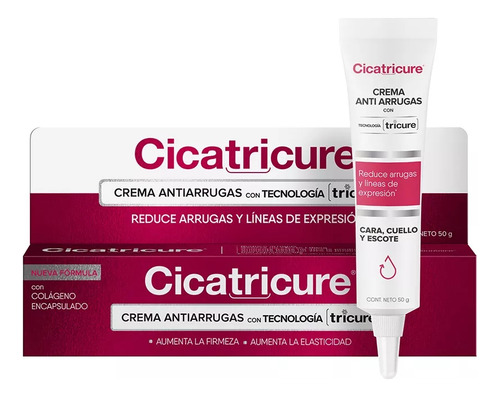 Promo 2u Cicatricure Tricure Crema Facial Con Colágeno 50g Momento De Aplicación Día/noche Tipo De Piel Madura