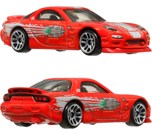 Mazda Rx7 Fast Furious Dominic Toretto Hot Wheels 1/5