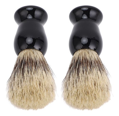 Brocha De Afeitar Para Hombre, 2 Unidades, Mango Antidesliza