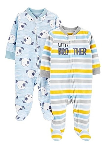 Ropa Para Bebe Pack De 2 Pijamas Para Dormir Talla Preemie