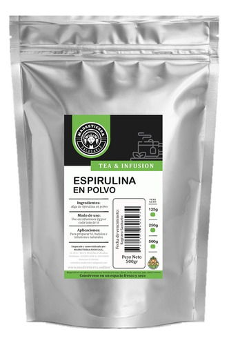 Espirulina En Polvo Pura X500g - Kg a $166