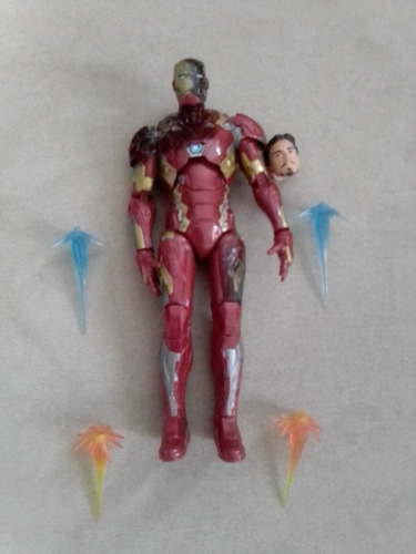 Figura Iron Man Marvel Legends Edición Three-pack Civil War