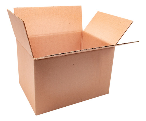 Caja Cartón Corrugado Kraft 38.5x28.5x25cm Paq. 25 Pza