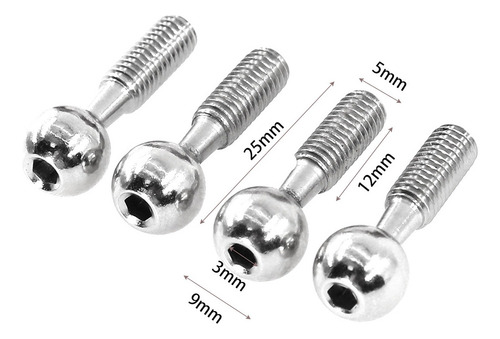 Kit De Tornillos Rc Car Upgrade Steering Cup C De 4 Piezas P