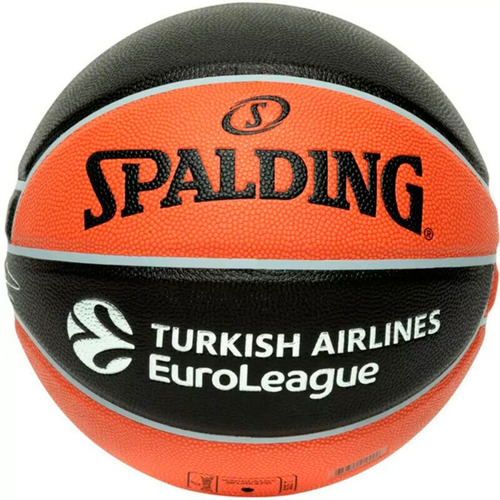Imagen 2 de 7 de Pelota De Basquet N7 Spalding Euroleague Outdoor Profesional