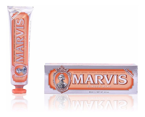 Pasta De Dentes Marvis Ginger Mint 85ml - A Melhor Do Mundo