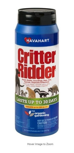 Havahart Critter Ridder Repelente Granulado Para Animales