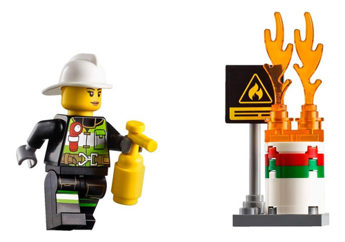 Lego City Fire Camión Escalera 60107 Juguete Para Los Niños