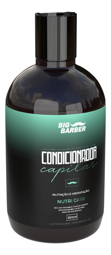 Shampoo + Condicionador Capilar Big Barber Kit Com 4 Unidade