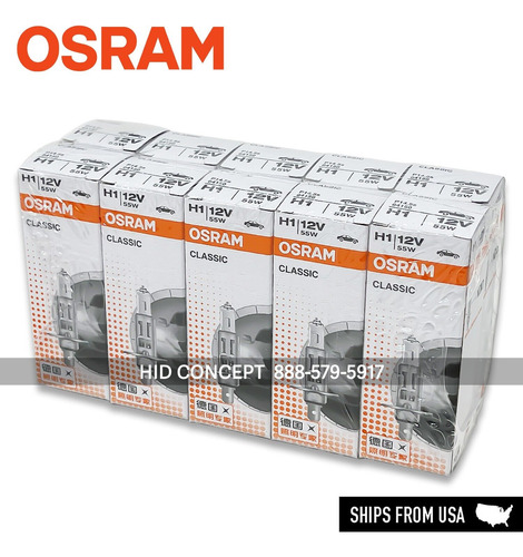 Osram H1 Classic Standard Headlight Halogen Bulbs 64150  Aag