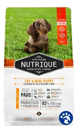 Alimento Premium Nutrique Toy & Mini Puppy Perro Cachorro 1k