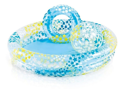 Pileta Inflable Intex Para Niños Star Set 122 X 25 Cm. 