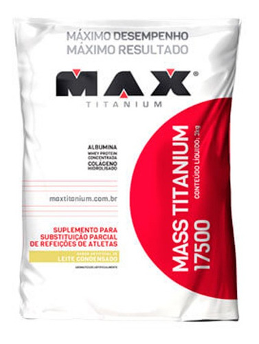 Mass Titanium Leite Condensado 3kg