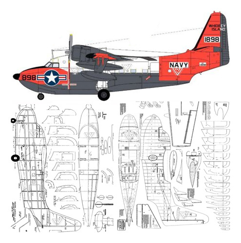 Plano Rc Grumman Albatros (x2) Env: 1930mm Pdf (x Mail)