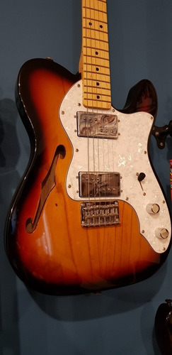 Imagem 3 de 3 de Guitarra Squier Telecaster Thinline 72 Vintage Modified