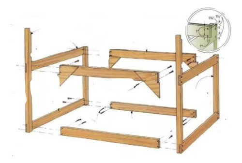 Projeto Casa De Boneca Suspensa Infantil Com Playground