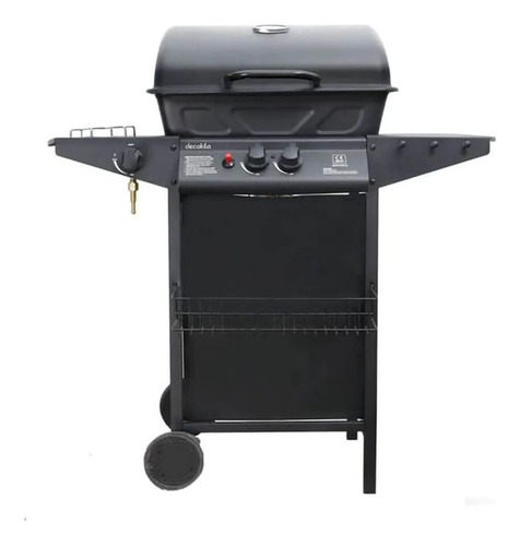 Asador Parrilla Barbacoa +hornillo Lateral Y Area Coccion Al