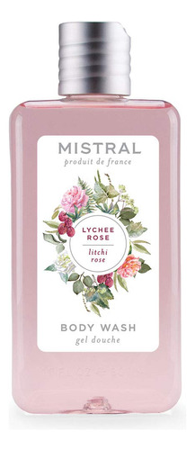 Mistral Body Wash Organic Aloe Olive, Lychee Rose