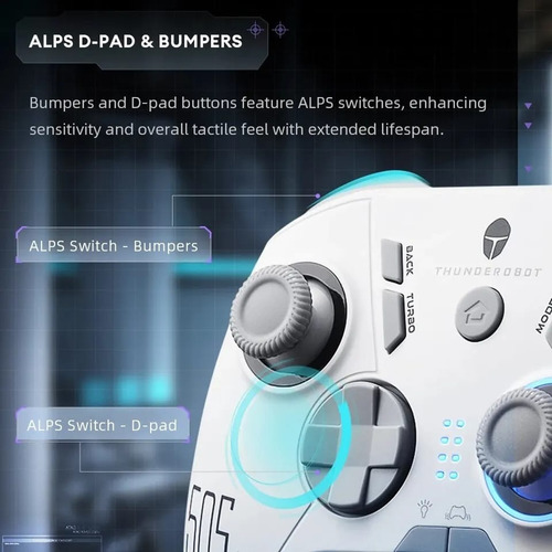 Thunderobot G50s/Hall Effect, Ordenador/Android/NS/ Negro