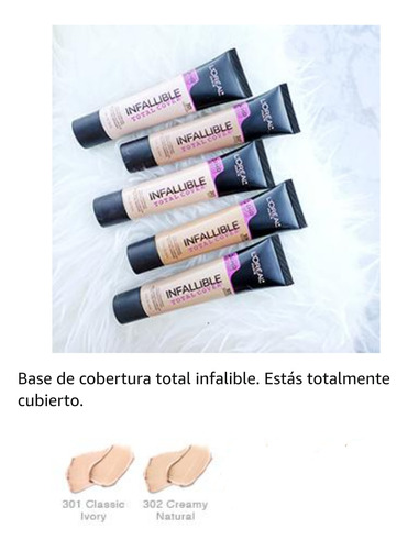 Base L'oreal Infallble Full Cover - Cobertura Complet Origin